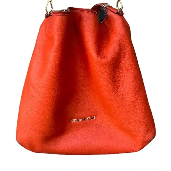 Orange Michael Kors shoulder bag - Picture 1 of 8